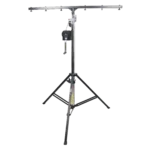 ProX 14 foot heavy-duty lighting crank stand with 220 lbs capacity and included 5 foot T-bar