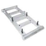 ProX 180 degree adjustable plate hinge for XT-SQ F34 conical truss junction box, side view angle
