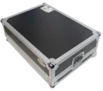 ProX 19 inch 7U rack mount mixer case with removable front panel and top slant design detail view