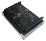 ProX 19 inch 7U rack mount mixer case dimensional diagram with removable front panel specifications