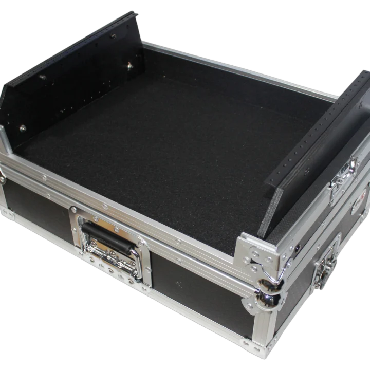 ProX 19 inch 7U rack mount mixer case with removable slant front panel and top access
