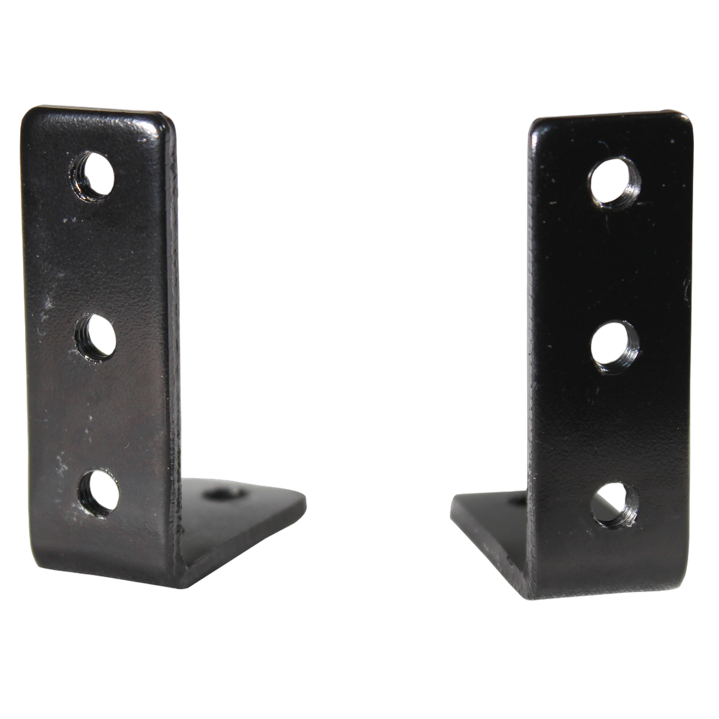 ProX 1U Rack Rails L Shape Bracket for DJ Controller Flight Cases ProX 1U rack rails L shape bracket mounted on DJ controller flight case