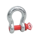 ProX 2 ton galvanized screw pin anchor U shackle with 1/2 inch pin front view