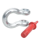 ProX 2 ton galvanized screw pin anchor U shackle with half inch pin and secure locking mechanism