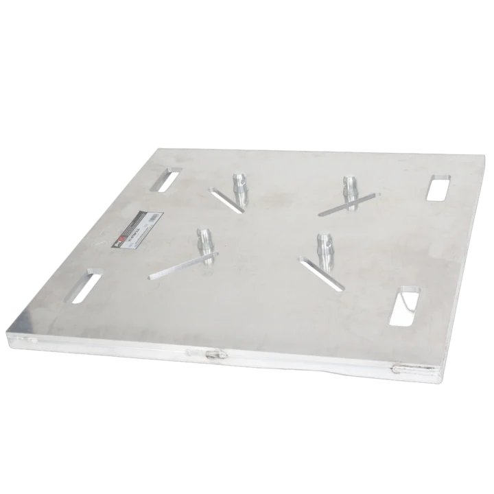 ProX 24 inch aluminum BoltX base plate with raised frame for bolted box truss systems
