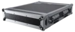 ProX 2U 2 space rack mount ATA flight case 19 inch depth rear panel view