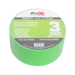 ProX 3 inch 180 foot green commercial grade gaffer tape roll front view