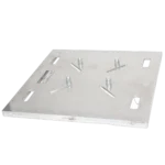 ProX 30 inch aluminum BoltX base plate with raised frame for bolted box truss systems