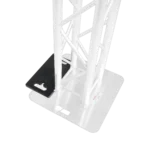 ProX 30LBS heavy duty truss rigging ballast weight secured to stage truss structure for stability