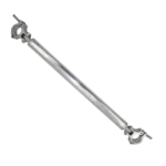 ProX 32 inch aluminum truss tube with integrated W-clamp and hinge connectors on each end