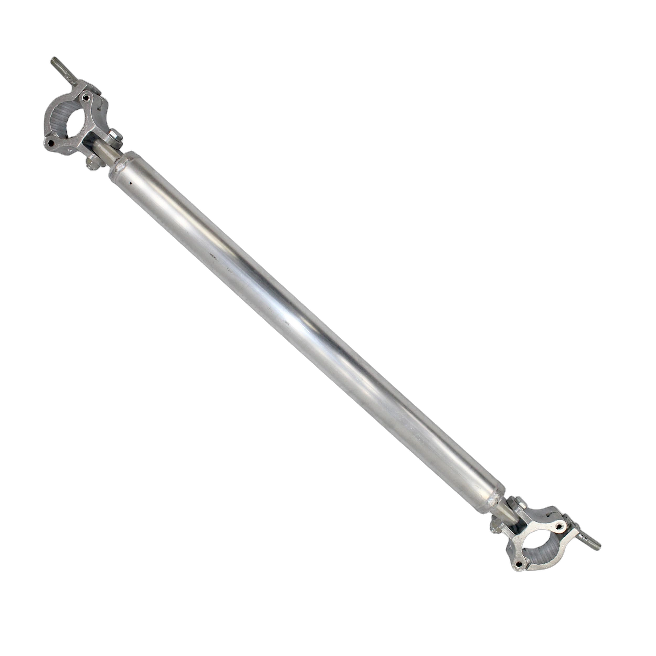 ProX 32 Inch Single Truss Tube with Clamps and Hinges ProX 32 inch aluminum truss tube with integrated W-clamp and hinge connectors on each end