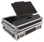 ProX 32 inch LED floor monitor technical dimensional diagram with measurements and specifications