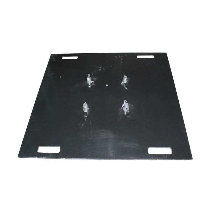 ProX 36 inch steel truss base plate with 10mm connectors, top-down view showing mounting surface