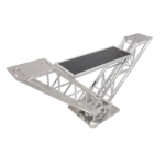 ProX 3ft truss system with integrated middle table rear panel showing support structure