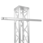 ProX 40 inch truss mounting pole extension with close-up detail of connection hardware and grip surface
