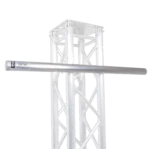 ProX 40 inch truss mounting pole extension with secure coupling mechanism for stage lighting