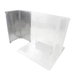 ProX heavy-duty aluminum ventilated crowd barrier corner and base section in event setup