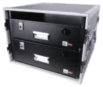 ProX 4U rack mount drawer rear panel showing cable management and ventilation ports