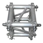 ProX 6 way square truss junction block with conical couplers, close-up detail view
