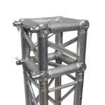 ProX 6 way square truss junction block with conical couplers, side profile view