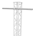 ProX 60 inch truss pole with 2 inch OD and dual welded clamps for F34 F32 trussing systems