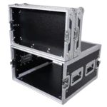 ProX 6U space amp rack mount ATA flight case with 19 inch depth showing rugged construction