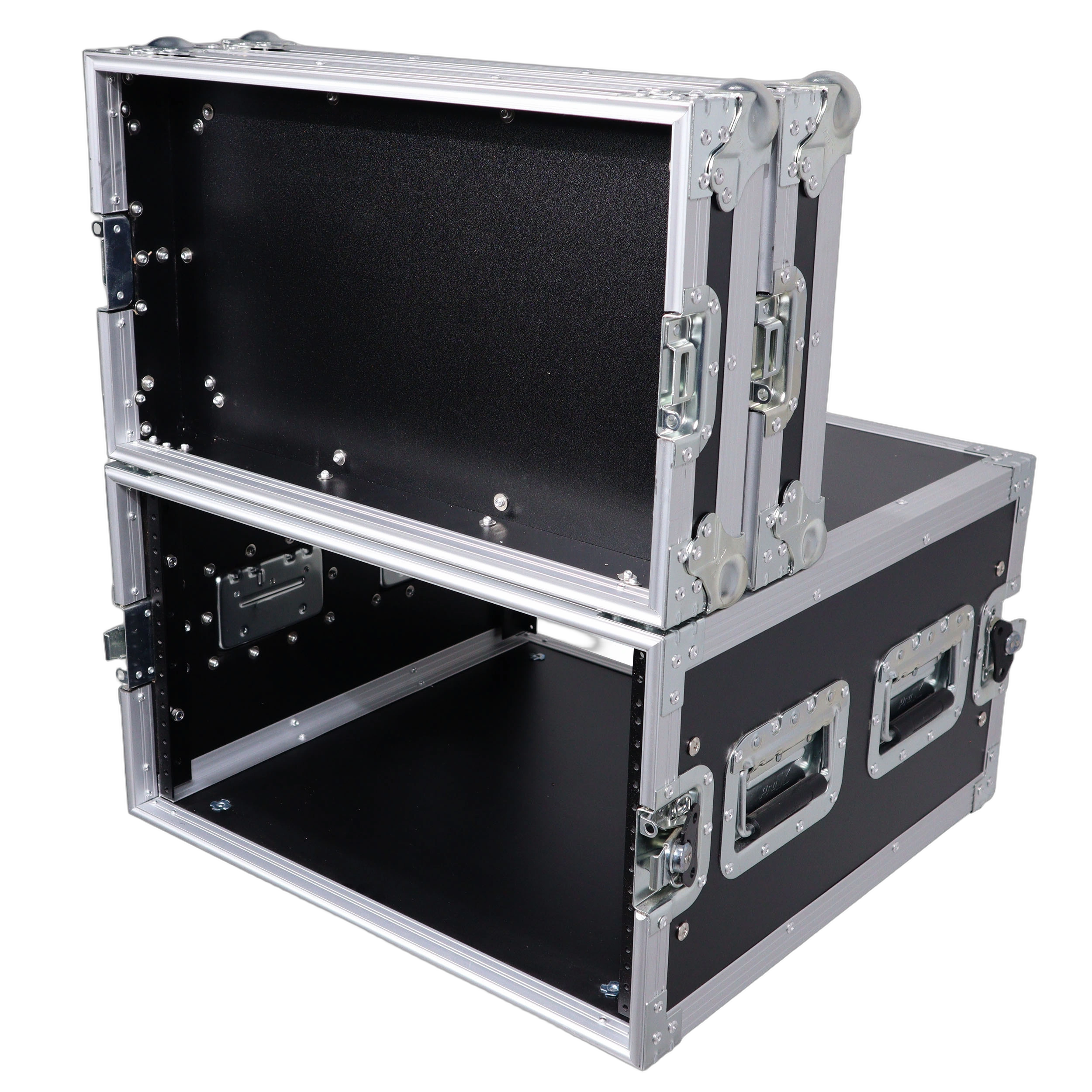 ProX 6U Space Amp Rack Mount ATA Flight Case ProX 6U space amp rack mount ATA flight case with 19 inch depth showing rugged construction