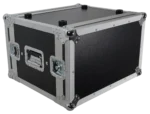 ProX 6U vertical shockproof effects rack rear panel showing cable management and mounting hardware