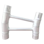 ProX 7 Degree F32 aluminum truss corner connector with welded joints and mounting hardware