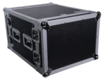 ProX 8U Space Amp Rack Mount ATA Flight Case close-up detail showing hardware and construction