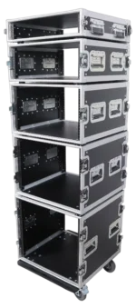 ProX 8U space amp rack mount ATA flight case 19 inch depth dimensional diagram specifications