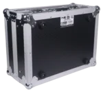 ProX 8U top mount slanted flight case for 19 inch mixers dimensional diagram specifications