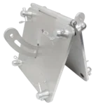 ProX adjustable book-hinge connection bracket with 0 to 180 degree rotation for F34 conical truss systems