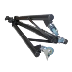 ProX adjustable speaker lighting tripod stand with casters and height adjustment mechanism