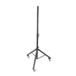 ProX adjustable speaker lighting tripod stand with casters front view