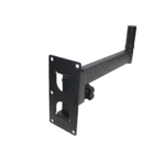 ProX adjustable wall mounted speaker bracket in black showing installation application on studio wall