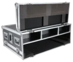 ProX flight case for Allen Heath AVANTIS mixer with doghouse compartment dimensional specifications and measurements