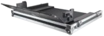 ProX flight case for Allen & Heath AVANTIS mixer with doghouse compartment and caster wheels dimensional specifications