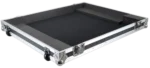 ProX flight case for Allen Heath AVANTIS digital mixer console with low profile wheels in professional studio setting