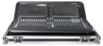 ProX flight case for Allen & Heath AVANTIS digital mixer console with low profile wheels