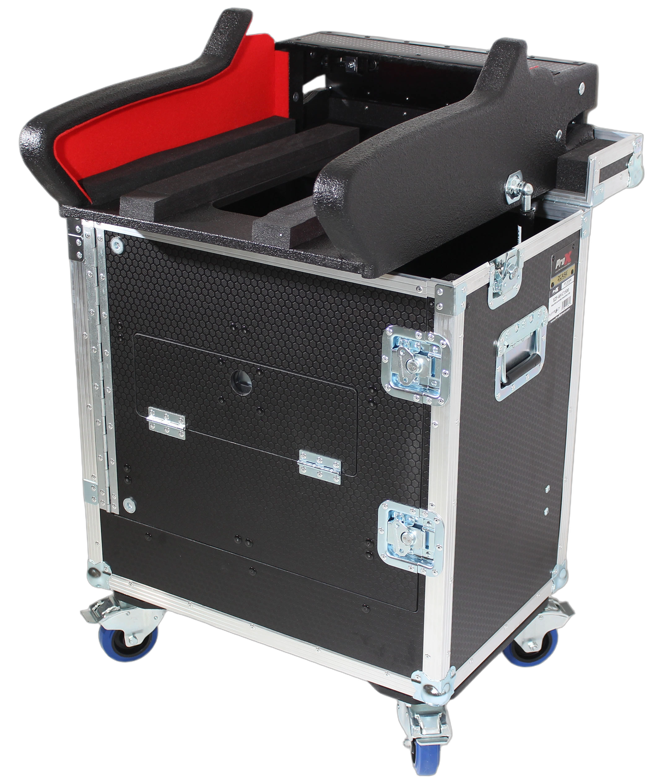 ProX Allen Heath DLive C1500 Flip-Ready Hydraulic Console Case ProX Allen Heath DLive C1500 flip-ready hydraulic console case with easy retracting lifting mechanism