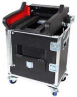 ProX Allen Heath DLive C1500 flight case with hydraulic lifting mechanism and flip-ready design