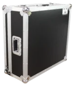 ProX flight case for Allen & Heath QU-24 digital mixer with dimensional specifications and measurements diagram
