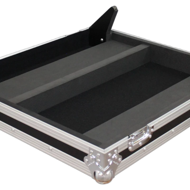 ProX flight case for Allen & Heath QU-24 digital mixer console with protective foam interior and hardware