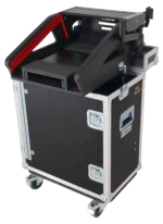 ProX hydraulic flip case for Allen Heath QU-5 mixer with laptop arm dimensional specifications and measurements