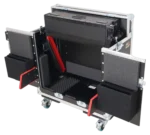ProX flight case for Allen Heath QU-6 mixer with dimensional measurements and specifications