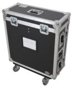 ProX flight case for Allen & Heath QU6 mixer with doghouse compartment dimensional specifications and measurements