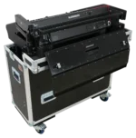 ProX Allen Heath QU-7 flip-ready hydraulic console case dimensional specifications and measurements diagram