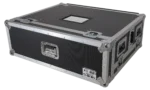 ProX flight case for Allen & Heath QU7 mixer with doghouse compartment dimensional specifications and measurements