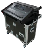 ProX flight case for Allen Heath QU-7 mixer with dimensional specifications and measurements